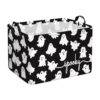 Halloween Ghost Basket Black Boo Spooky Gift Basket with Handles