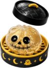 Halloween Ghost Dumpling Squishies,Cute Halloween Ghosts Sensory Stress Balls, Slow Rise Squishies Fidget Sensory for Holiday Birthday Party Favors Gifts (Yellow)