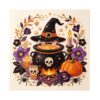 Halloween Ghost Pearl Art DIY Kit, Handmade Pearl Painting Craft Materials Set, Creative Art Supplies for Home Decor, Casual Handcraft Activity