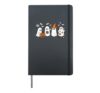 Halloween Ghost Pumpkin Witch Costume Fall Women Kids Men Hardcover Journal, Black