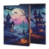 Halloween Haunted House Refillable Notebook Cover A5 Cover Only