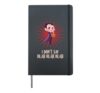 Halloween I DON'T SAY BLAH BLAH BLAH Funny Graf Dracula Hardcover Journal, Black