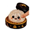 Halloween Mystery Ghost Pumpkin Maltose Extrusion Squeeze Fidget Toy Stress Relief Party Gift Set for Adult Lovers(S4,10cm)
