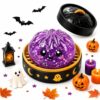 Halloween Mystery Style Squeeze Toy ,Cute Kawaii Stress Relief Squeeze Ball, Collectible Desk Toy for Home, Office, Classroom, Travel and Party Favors，Purple