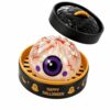 Halloween Pumpkin Stress Ball for Adults, Slow Rise Glitter Dumpling Squishies Hallowee Decorations, Cute Ghost Pumpkin Squeeze Fidget Toys for Anxiety Relief