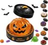 Halloween Spooky Ghost Squishie-s Toys Stress Balls for Adults Fidget Toy with Steamer,Relief Fidget Sensory Toys for Holiday Party Favors & Birthday Gifts Orange