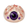 Halloween Spooky Glitter Dumpling Squishie-s Toys, Dumplings Stress Balls for Adults Fidget Toy with Steamer, Cute Halloween Decor Ghost Bao Bun Squishes for Anxiety Relief, FA