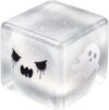 Halloween Spooky Squishy Cube Squish Super Soft Gothic Stress Balls Squishy Sensory Squeeze Toy Relief Fidget Gift for Women Men Horror Holiday & Birthday Gift Party Favor，Silvers