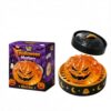 Halloween Squeeze Spooky Glitter Dumpling Squishies, Dumplings Stress Balls for Adults Fidget Toy with Steamer, Cute Halloween Decor Ghost Bao Bun Squishes for Anxiety Relief