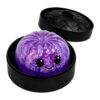 Halloween Squeeze Spooky Glitter Dumpling Squishies, Dumplings Stress Balls for Adults Fidget Toy with Steamer, Cute Halloween Decor Ghost Bao Bun Squishes for Anxiety Relief