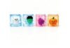 Halloween Squeeze Stress Ball, Slow Rebound Ice Cube Fidget Toy, Cute Ghost Pumpkin Design, Anxiety Relief Desk Decor & Party Favors (4 Pack Set)