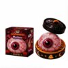 Halloween Squishy, Dumpling Stress Relief Fidget Toy, Squeeze Sensory Desk Toy with Steamer Box, Calming Anxiety Relief Stress Ball for Adults (Eyeball, Red) WENKOMG1