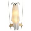 Halloween Swinging Ghost Spooky Ghosts Decoration Large Hanging Ghost Swing Large Spooky Tree Decor Kit for Yards Garden Door Window Tree Porch Lawn Wall (No Remote)