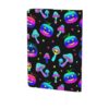 Halloween Trippy Mushroom Pumpkin Leather A5 Notebook Cover