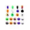 Halloween Water Bead Squishy Gifts, 10 Pcs Mochi Squishies Stress Relief Fidgets, Spooky Sensory Items Party Favors