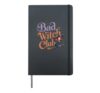 Halloween Witch Lover Spooky Witchy Broom Trick Or Treat Hardcover Journal, Black