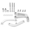 HaloVerde Power Steering Pump Mounting Bracket in 6061-T6 Aluminum for Long Water Pump, Power Steering Support for SBC Small Block Engines 265 305 350 383 400