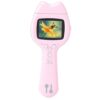 Hamwesh Handheld Digital Microscope, 2MP Camera 180 Rotating Lens 2.0in Screen, Kids Microscope, Magnifying Glass with 500x Magnification 5X Digital Zoom ABS, for Kids Students (Pink)