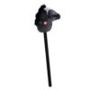Hamwesh Hobby Horse, 27.56inch Plush Stick Horse with Two Sound Effects Neighing and Galloping Sounds, on a Stick for Toddlers and Kids (Black)