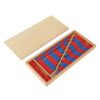 Hamwesh Wooden Math Toy - Number Peg Boards Counting Game for Kids 3-7, Early Education Numerical Rods with Storage Box, HandEye Coordination & Logical Thinking Development