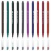 HANABASS 10pcs Quick-dry Color Marker Pens Set with Fine Tips, Smooth Writing and Lightweight Plastic Design, Drawing and Doodling Tool for School and Family Use