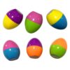 HANABASS 12pcs Egg Shaped Stampers for Easter Stampers Kit Patterns Easy to Stamp Plastic Party Favor for Easter Eggs Hunt Game Random Color