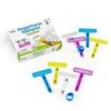 hand2mind FingerFocus Highlighter, Guided Reading Strips, Reading Pointers for Kids, Dyslexia Tools for Kids, ADHD Tools, Special Education School Supplies, Teacher Classroom Must Haves (6 Pack)