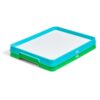 hand2mind Magnetic Dry-Erase Activity Trays, Green and Teal, Set of 2