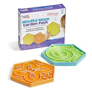 hand2mind Mindful Maze Garden Pack, Tactile Sensory Toys for Toddlers, Calm Down Corner Supplies, Mindfulness for Kids, Occupational Therapy Toys, Quiet Fidgets for Classroom, for Kids