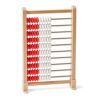 hand2mind Mini 100-Bead Wooden Rekenrek, Number Rack, Abacus for Kids Math, Counting Beads, Math Counters for Kids, Educational Toys for Elementary Kids, Math Manipulatives (Set of 1)