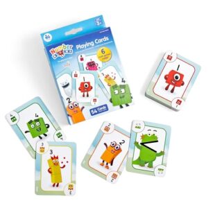 hand2mind Numberblocks Playing Cards, Travel Card Games for Kids, Counting Toys, Kindergarten Math Manipulatives, Preschool Learning Activities, Indoor Recess Games for Classroom, Kids Birthday Gift