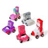 hand2mind Numberblocks Six to Ten Mini Vehicles, Race Car Toys, Preschool Math Counting Toys, Action Figure Set, Numbers for Toddlers, Small Figurines for Kids, Toddler Restaurant Activities