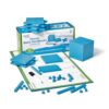 hand2mind Plastic Base Ten Blocks Activity Set, Place Value Manipulatives, Base 10 Blocks for Math, Counting Cubes, Math Manipulatives 1st Grade, Small Group Classroom Must Haves (133 Pieces)