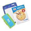 hand2mind VersaTiles Math Practice Take Along Set for Eighth Grade, Self-Checking Workbook, Homeschooling Games, Case Included, Homeschool Curriculum, 8th Grade Math Workbook, Homeshool Supplies