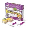 hand2mind World of Gemstones Dig Kit, Real Gemstone Dig Kit, Gem Digging Kit for Kids, Mining for Gems, Toy Excavation Kit, Archaeology Toys, Kids Geology Tool Kit, Kids Archaeological Dig