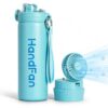 HandFan 24oz Tumbler with fan, 2500mAh Insulated Water Bottle