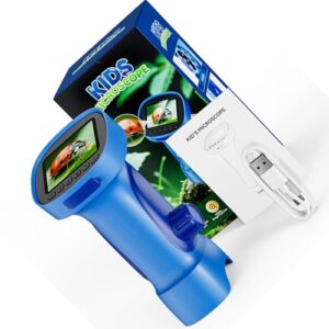 Handheld Microscope Safe Pocket Microscope Adjustable Lens and ABS Parent Interaction Toy