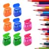 Handheld Pencil Sharpener, Manual Pencil Sharpener Kindergarten School Supplies (8pcs)