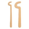 Handle Clay Modeling Tool 2PCS Set for Smooth Wheel Throwing and Sculpting Pottery Throwing Tool