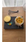 Handmade Sunflower Design 100% Soy Wax Candle | Amber Scented | Set of 2 - Yellow