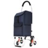 Hand Pull Shopping Cart Trolley,Foldable Utility Hauler