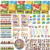 HandTool 182Pcs Train Party Favors Choo Choo Party Supplies