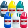 Handy Art Acrylic Paint, Set of 6 Colors, 64 oz Bottles, Semi-Gloss
