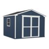 Handy Home Products Charleston Value Gable 10x10 Do-It-Yourself Wooden Storage Shed, 2x3 framing- Does not Include Floor kit or Paint