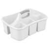 Handy Plastic Utility Storage Caddy, White