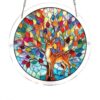 Hanging Decor 7.4inch Acrylic Puzzle Sun Catcher House Warming Gifts New Home for Doors Garden and Window Hanging,1.4
