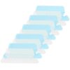 Hanging File Folder Tabs 200Pcs Hanging Folder Tabs Index Inserts Label Dividers Small File Organizer Office Supplies for Folders