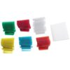 Hanging File Folder Tabs 200 Sets Multicolor Hanging File Folder Tabs with Blank Inserts 2 Inches Plastic for Folders