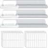 Hanging File Folder Tabs 300Pcs PVC File Folder Tabs Distinguish Hanging Files Quick Identification Multicolor Removable