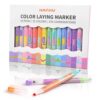 HANKU Double Sided Markers,16pcs 32 Colors Dual Tip Magic Markers